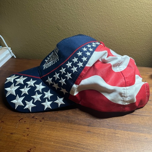 Vintage NJ State Police American Flag Hat 🇺🇸 Nissun Adjustable Cap - Picture 4 of 9